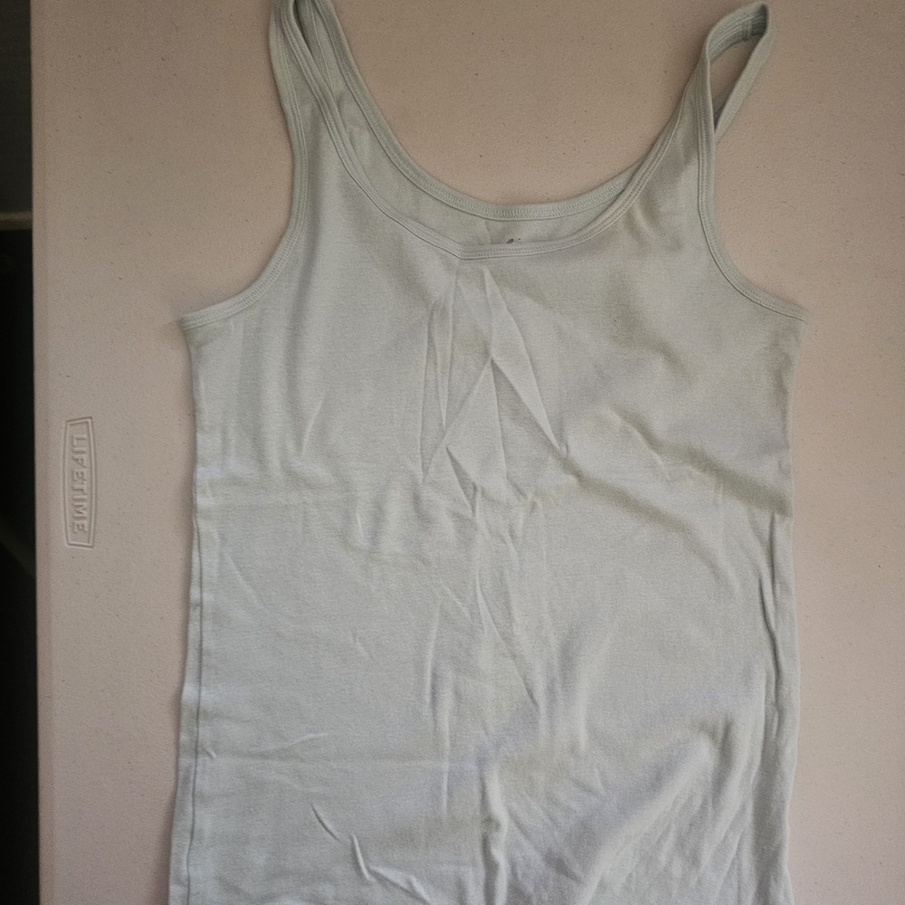LOFT Light Gray Tank Top